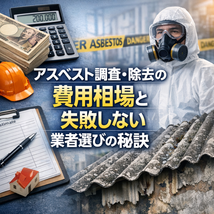 アスベスト調査・除去の費用相場と失敗しない業者選びの秘訣