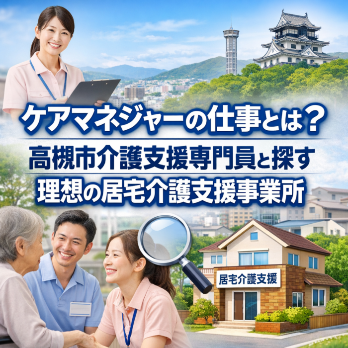 ケアマネジャーの仕事とは？高槻市介護支援専門員と探す理想の居宅介護支援事業所