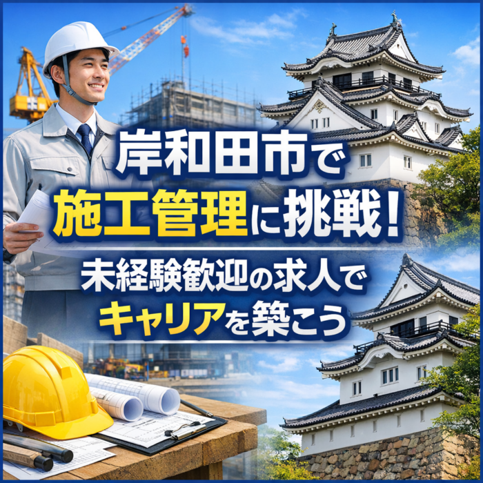 岸和田市で施工管理に挑戦！未経験歓迎の求人でキャリアを築こう