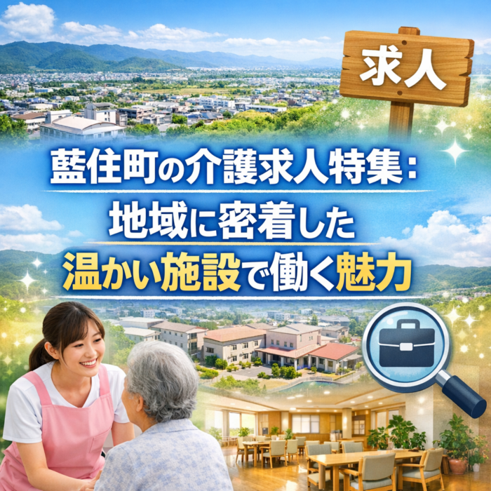 藍住町の介護求人特集：地域に密着した温かい施設で働く魅力
