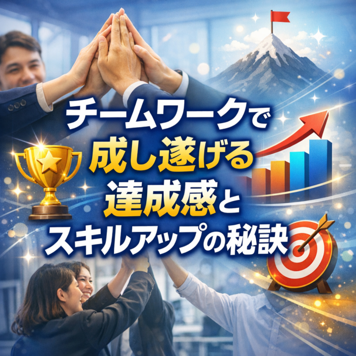 チームワークで成し遂げる達成感とスキルアップの秘訣
