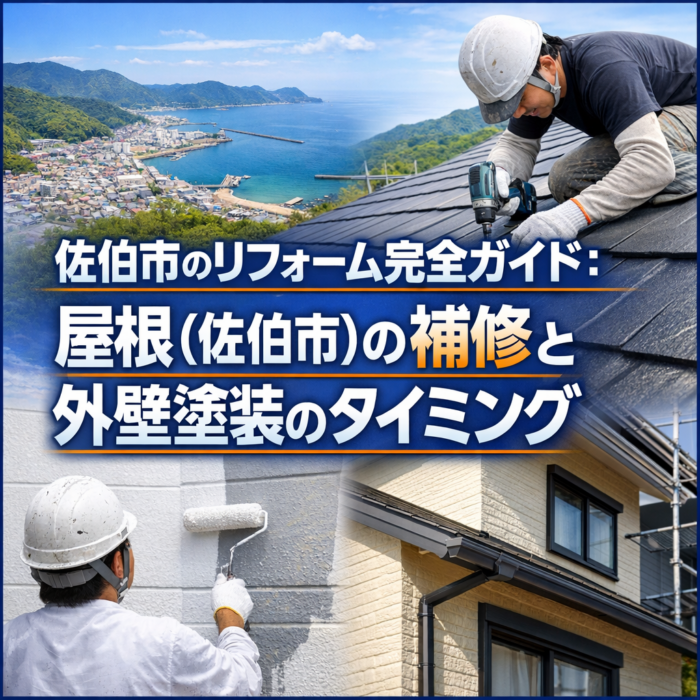 佐伯市のリフォーム完全ガイド：屋根（佐伯市）の補修と外壁塗装のタイミング