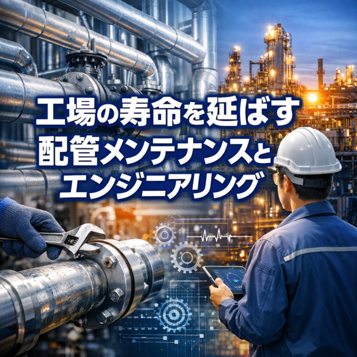 工場の寿命を延ばす配管メンテナンスとエンジニアリング