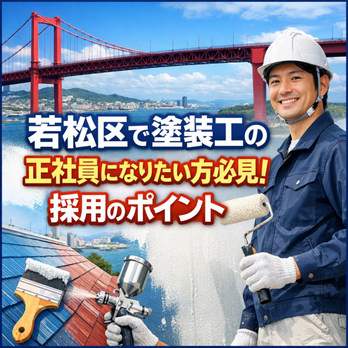 若松区で塗装工の正社員になりたい方必見！採用のポイント