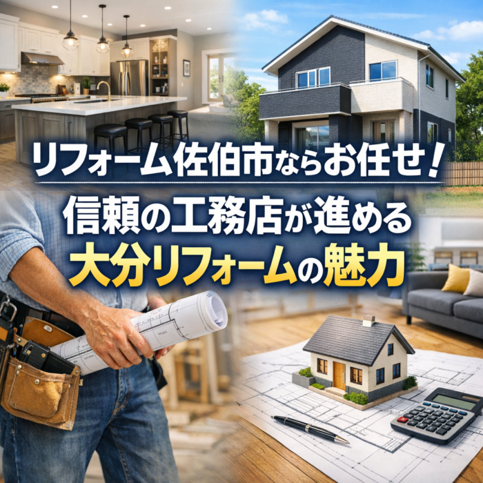 リフォーム佐伯市ならお任せ！信頼の工務店が進める大分リフォームの魅力