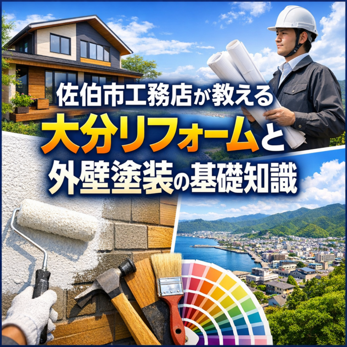 佐伯市工務店が教える大分リフォームと外壁塗装の基礎知識