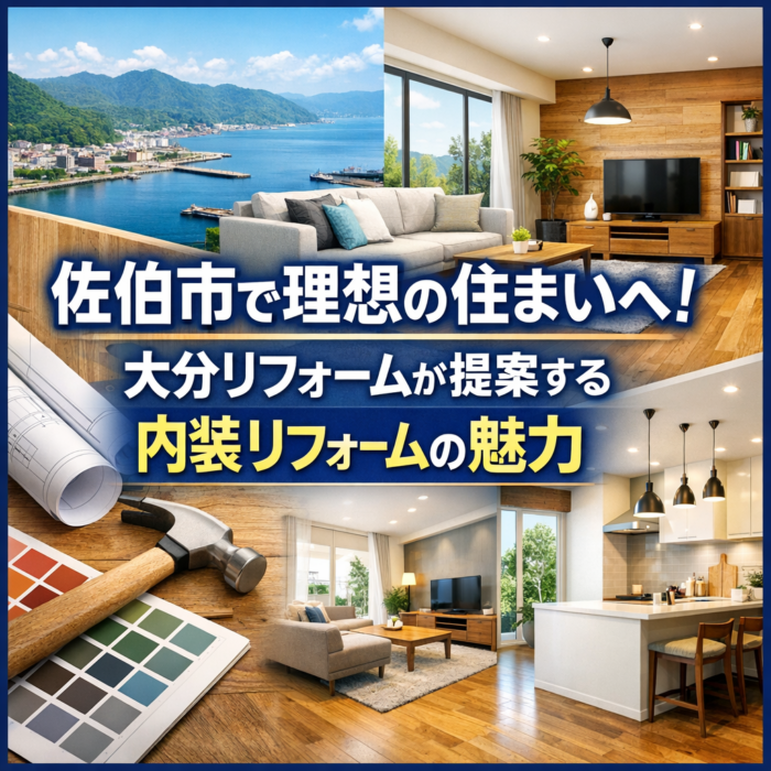 佐伯市で理想の住まいへ！大分リフォームが提案する内装リフォームの魅力