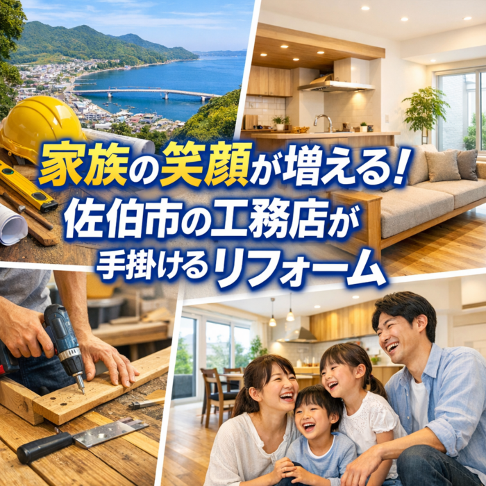家族の笑顔が増える！佐伯市の工務店が手掛けるリフォーム