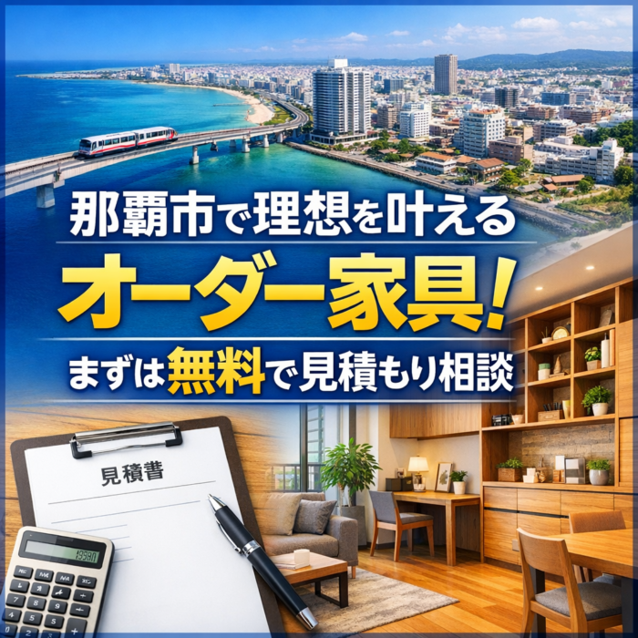 那覇市で理想を叶えるオーダー家具！まずは無料で見積もり相談