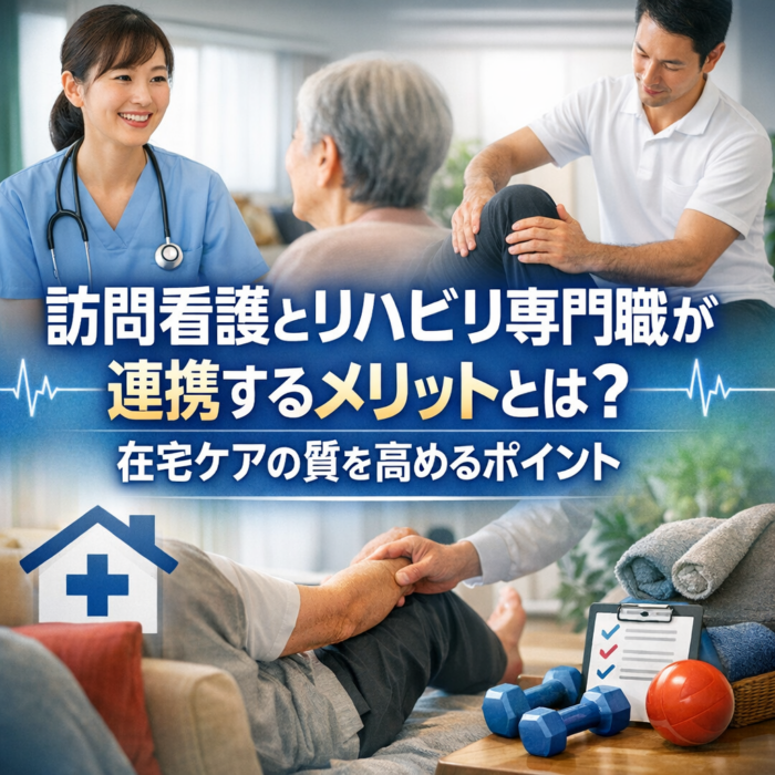 訪問看護とリハビリ専門職が連携するメリットとは？在宅ケアの質を高めるポイント