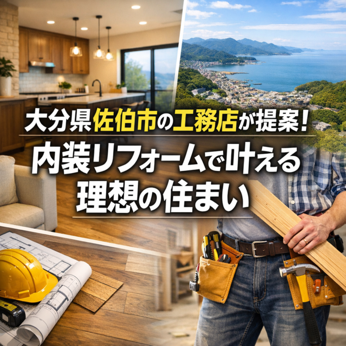 大分県佐伯市の工務店が提案！内装リフォームで叶える理想の住まい