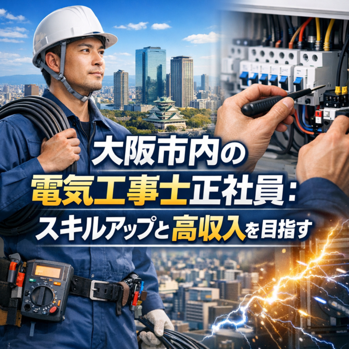 大阪市内の電気工事士正社員：スキルアップと高収入を目指す