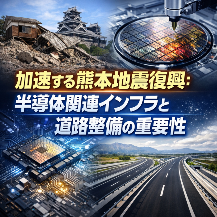 加速する熊本地震復興：半導体関連インフラと道路整備の重要性