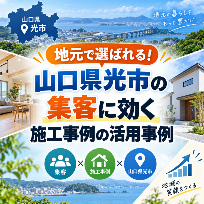 地元で選ばれる！山口県光市の集客に効く施工事例の活用事例